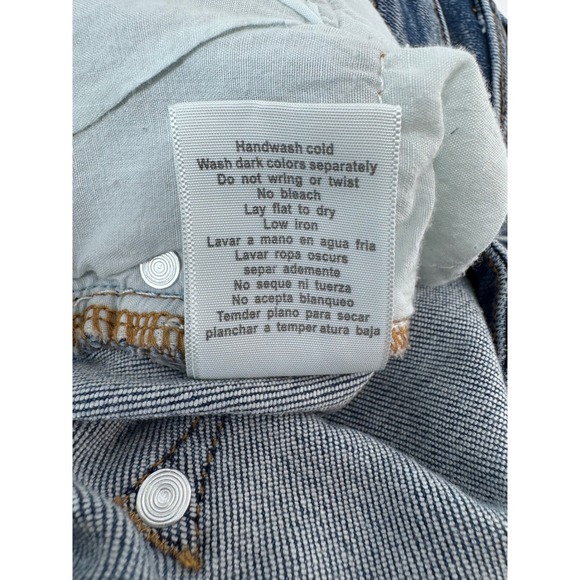 Judy Blue Women's Distressed Denim Shorts with Colorful Patches Size L - Picture 9 of 13